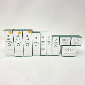 OSEA Bundle of 10 Items -- Hyaluronic Body Serum Undaria Body Wash Scrub Butter